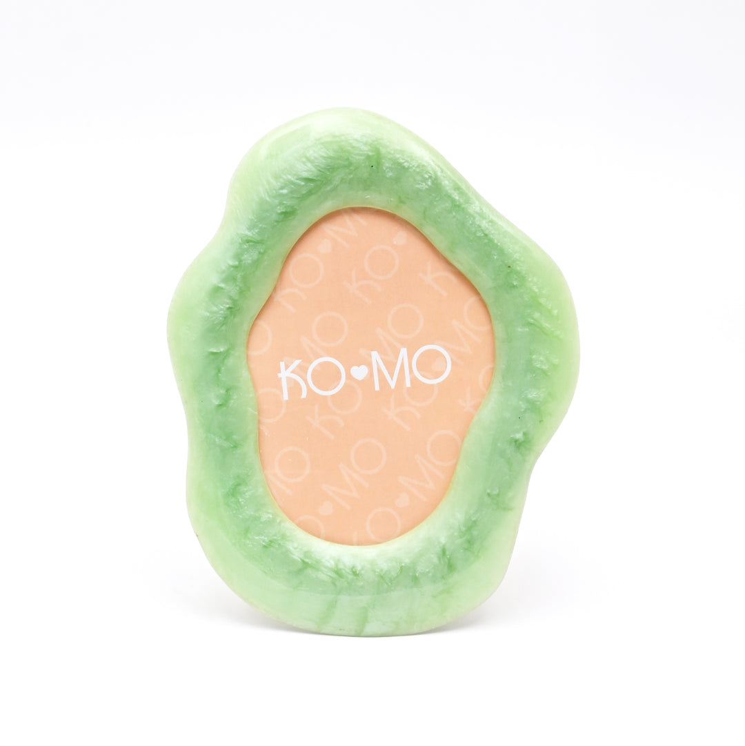 Green Organic Resin Photo Frame 5x7 Inch Modern Décor
