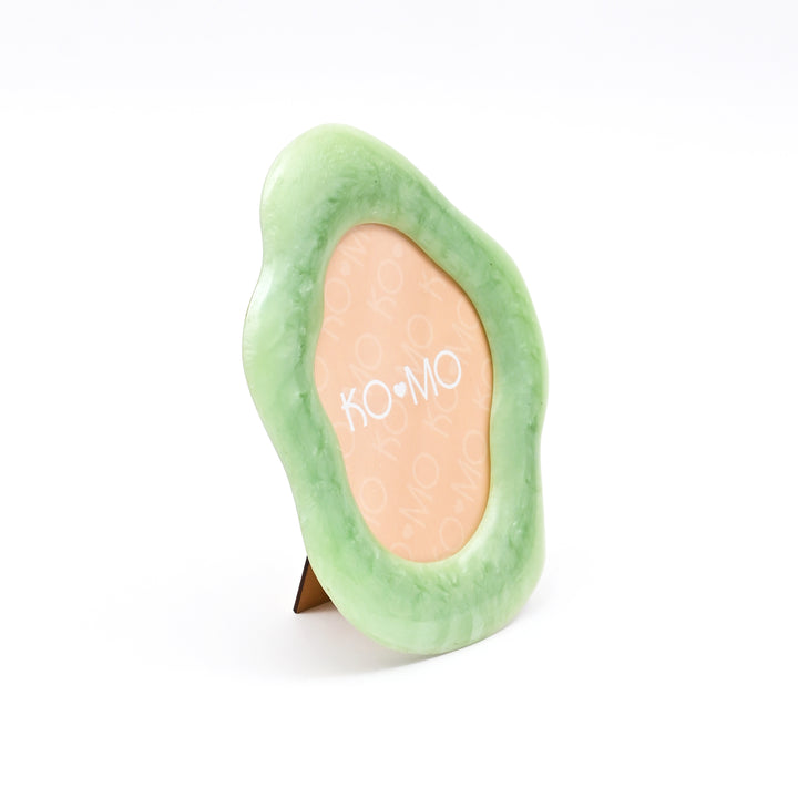 Green Organic Resin Photo Frame 5x7 Inch Modern Décor