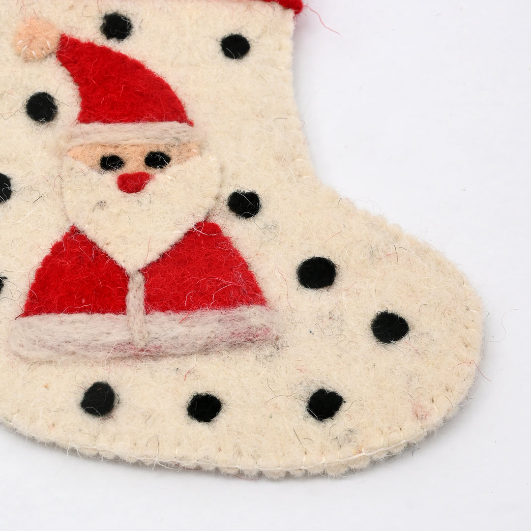 Mini Felt Snowman Christmas Stocking
