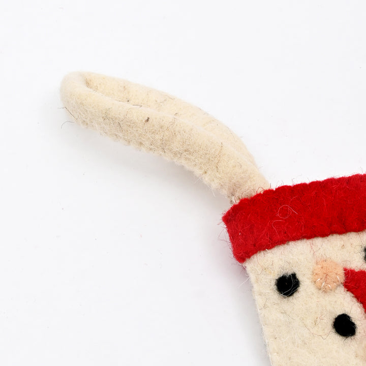 Mini Felt Snowman Christmas Stocking
