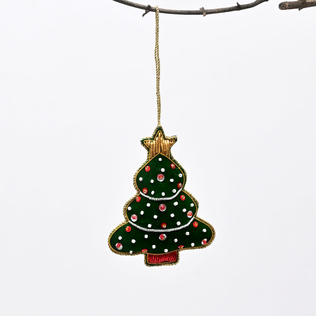 Felt Christmas Tree Hanging Ornament