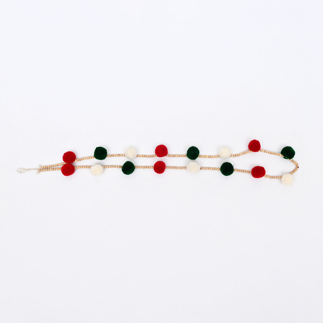 Multicolour Felt Christmas Garland