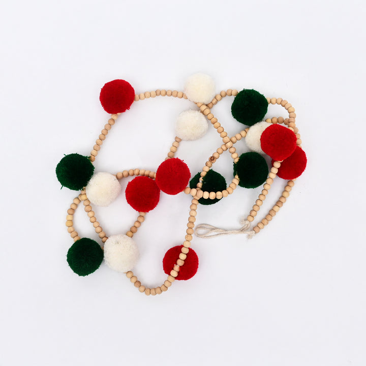 Multicolour Felt Christmas Garland