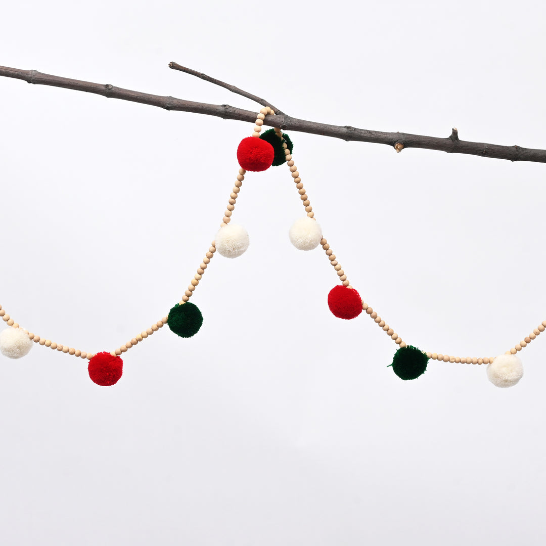 Multicolour Felt Christmas Garland