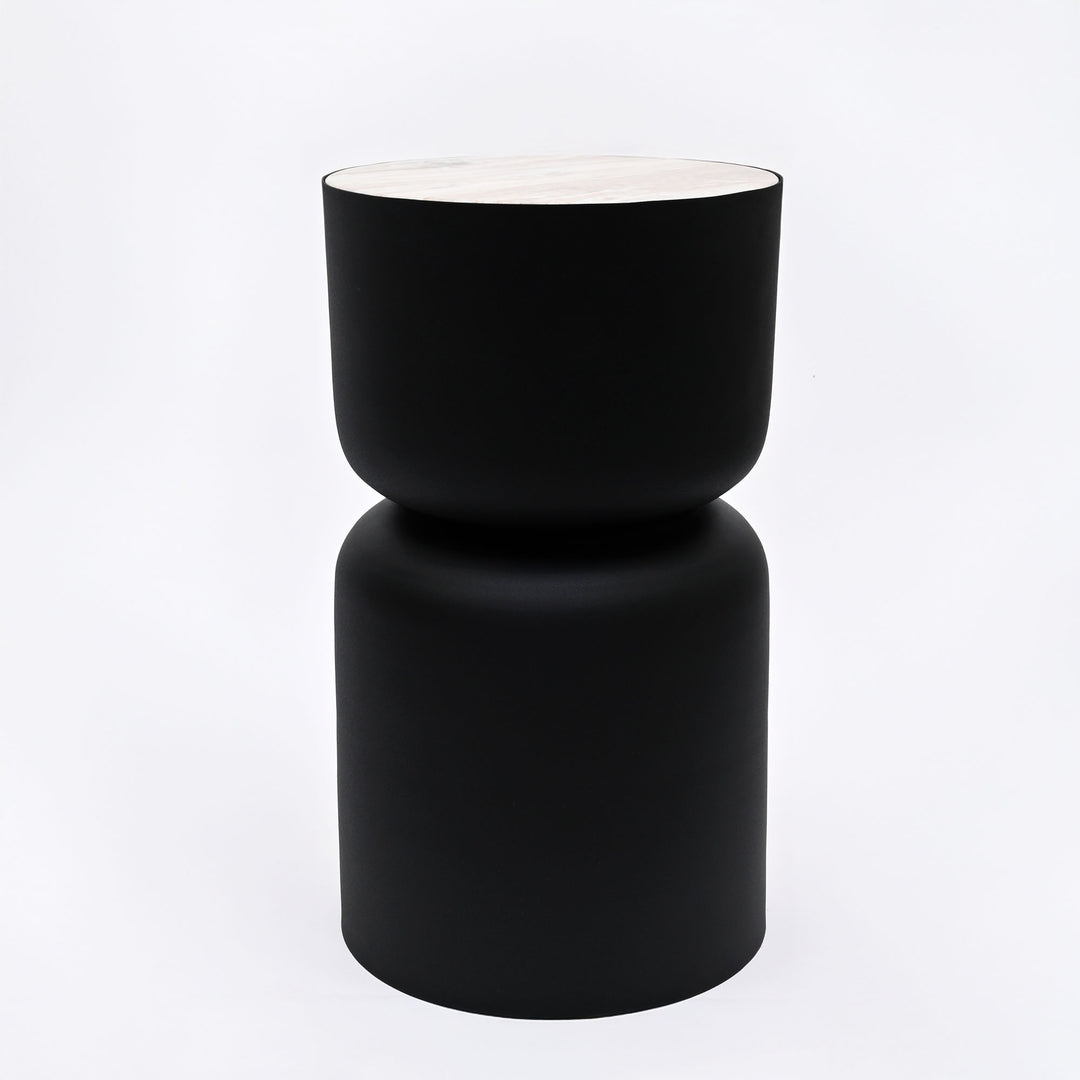 Drum Table with Marble top