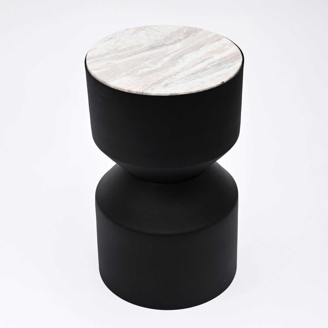 Drum Table with Toronto Marble top