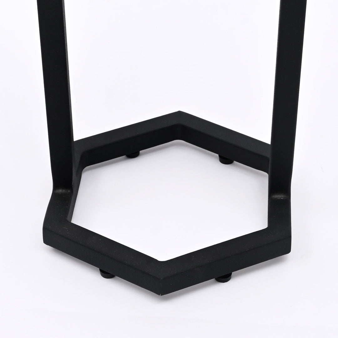 Hexaognal Marble Table  Small Set of 2