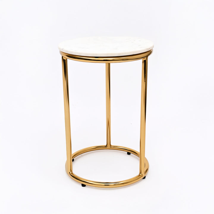 Gold EPL Marble Table Set of 2