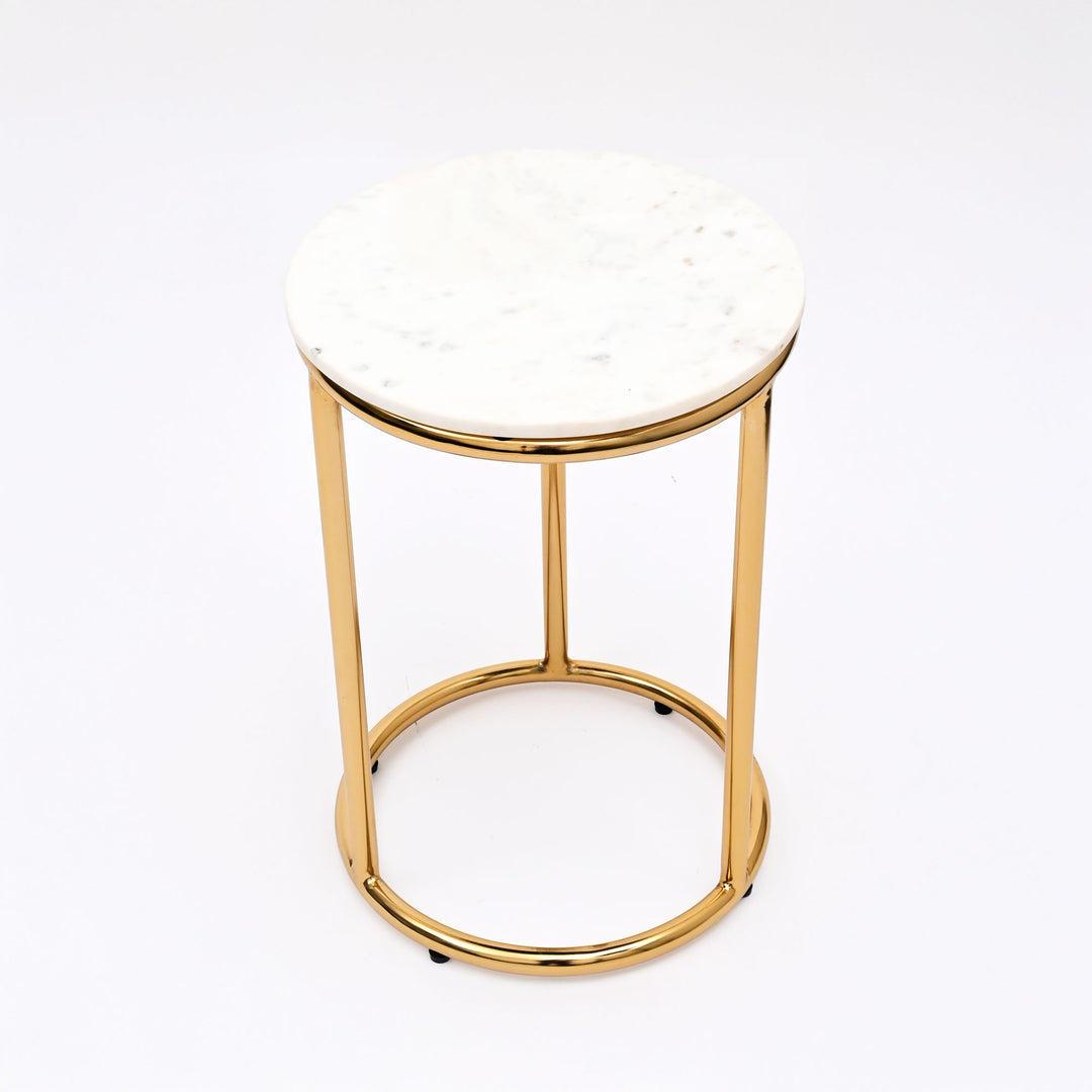 Gold EPL Marble Table Set of 2