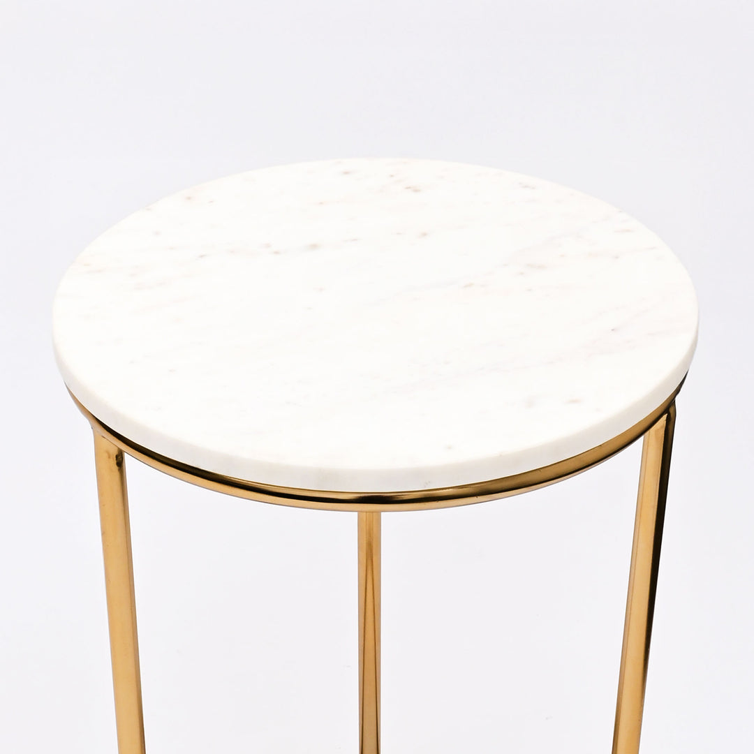 Gold EPL Marble Table Set of 2