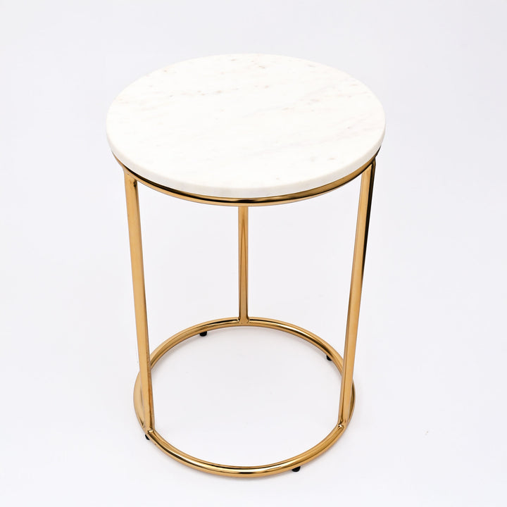 Gold EPL Marble Table Set of 2
