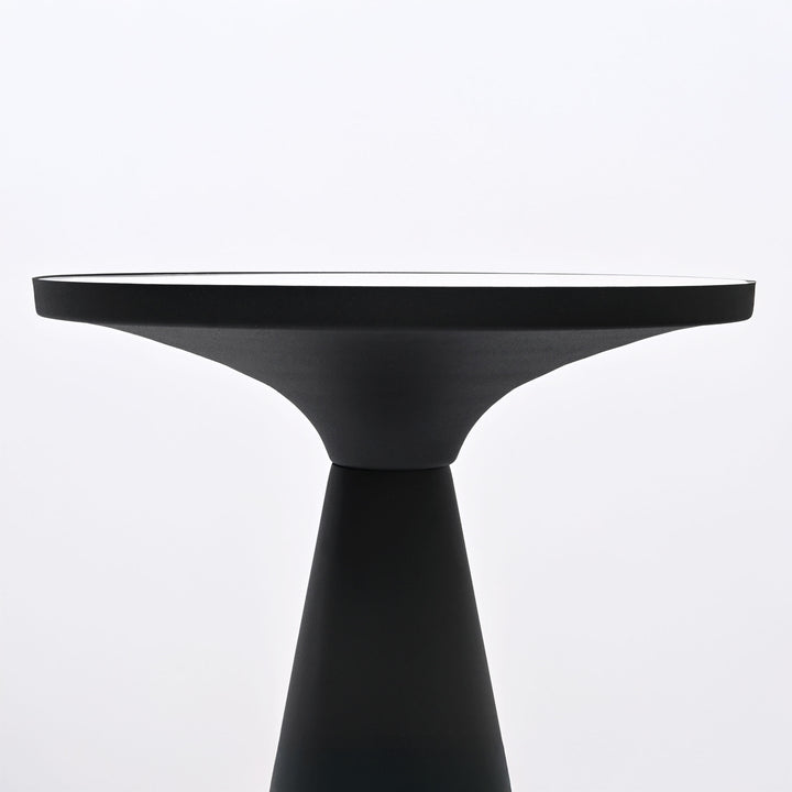 Round Cone Marble Side Table