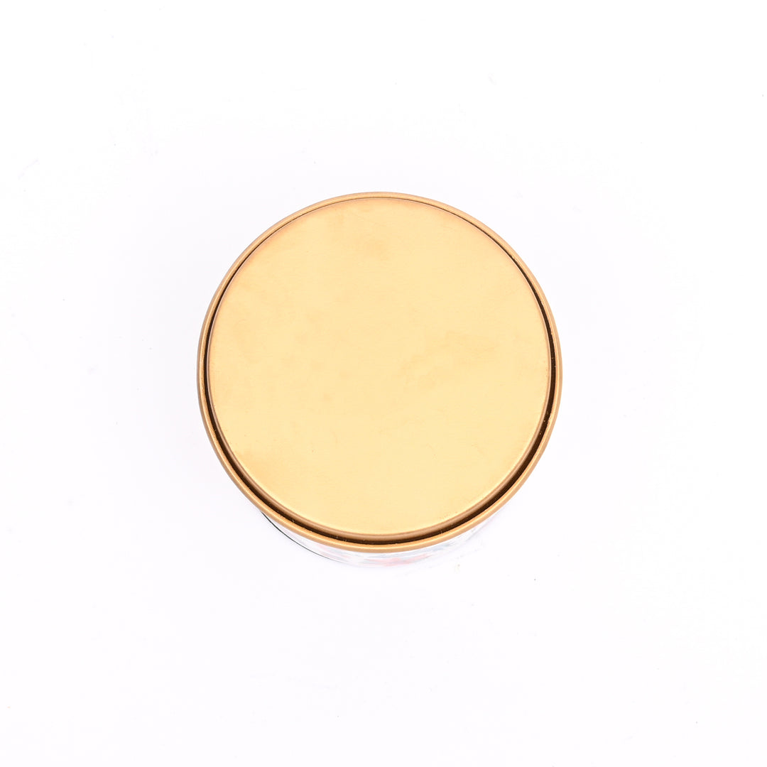 Small Round Enamel Box with Lid – Decorative Storage Container