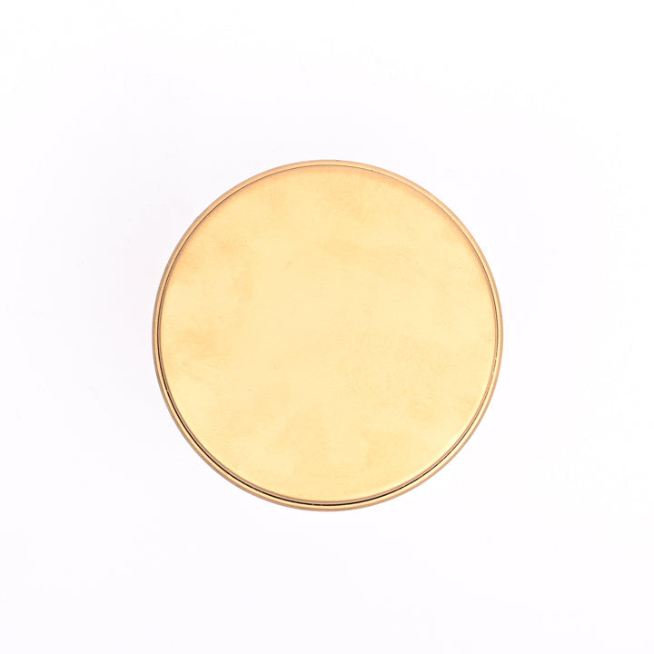 Large Round Enamel Box with Lid – Kitchen & Home Storage Jar