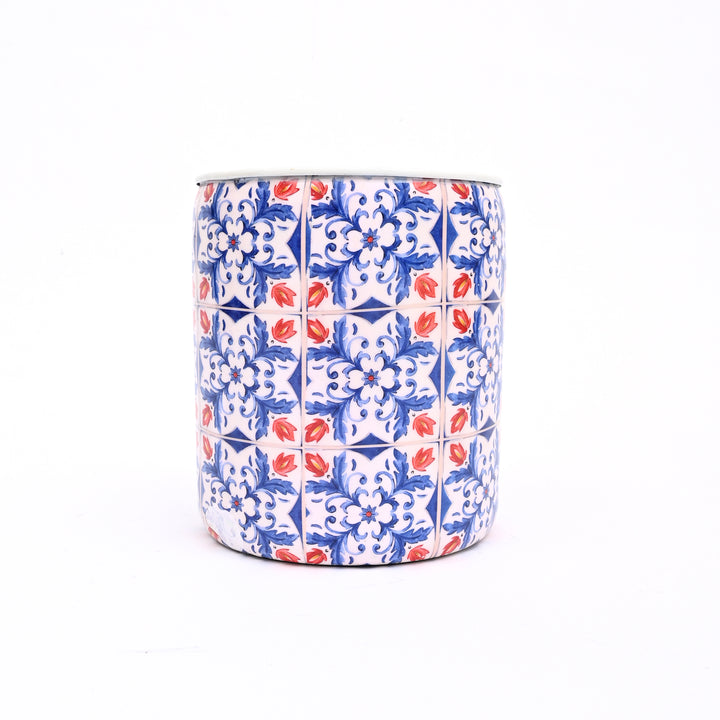 Small Round Floral Planter – Decorative Indoor & Outdoor Flower Pot