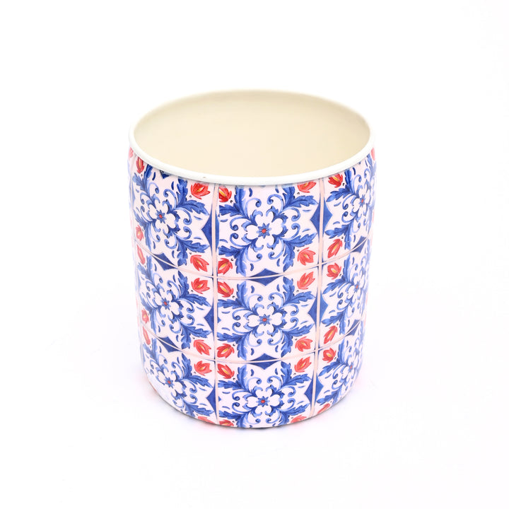 Small Round Floral Planter – Decorative Indoor & Outdoor Flower Pot