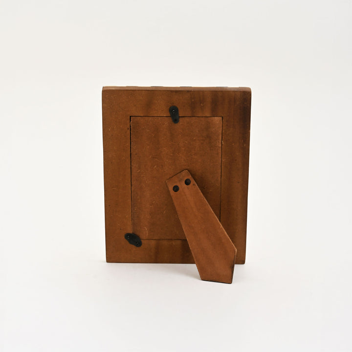 Brick Pattern Inlay Photo Frame – 4x6 inches