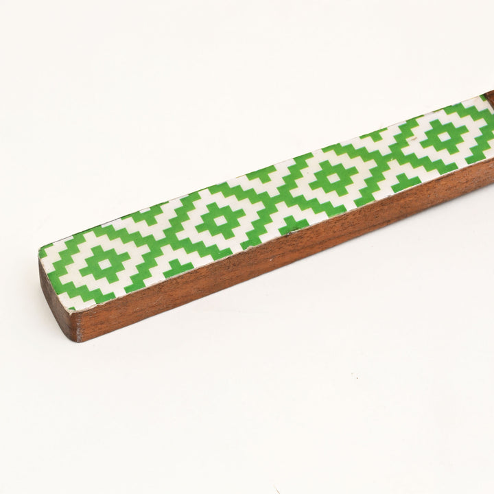 Wooden Paper Print Salad Server