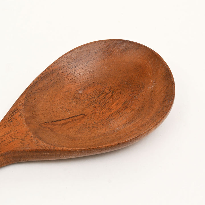 Wooden Paper Print Salad Server