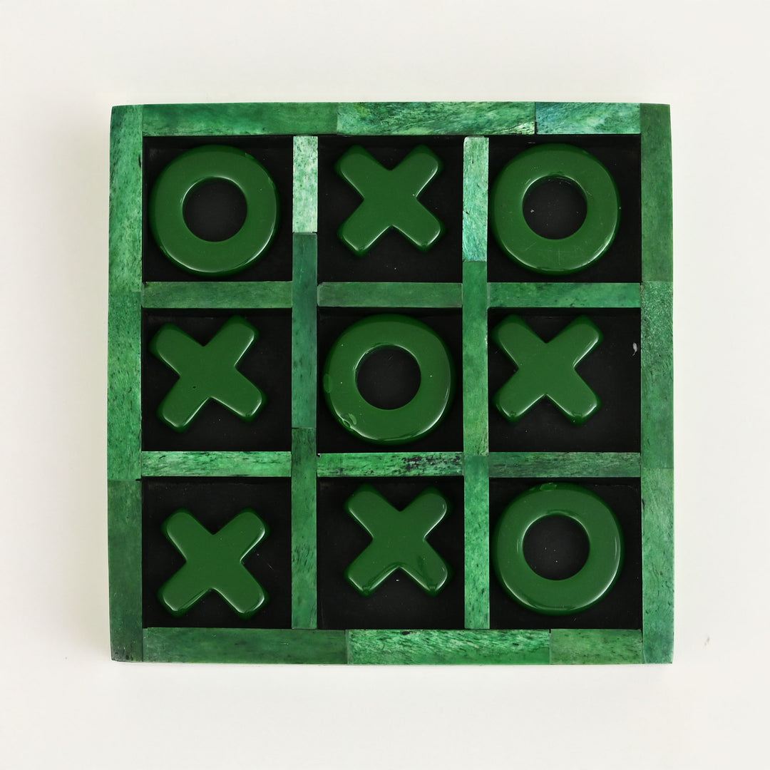 Tac-Tic-Toe Green Board Game
