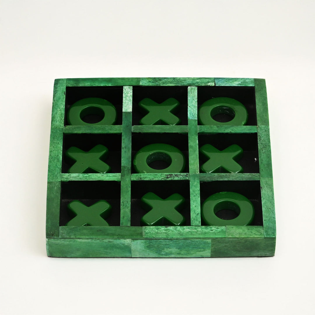 Tac-Tic-Toe Green Board Game