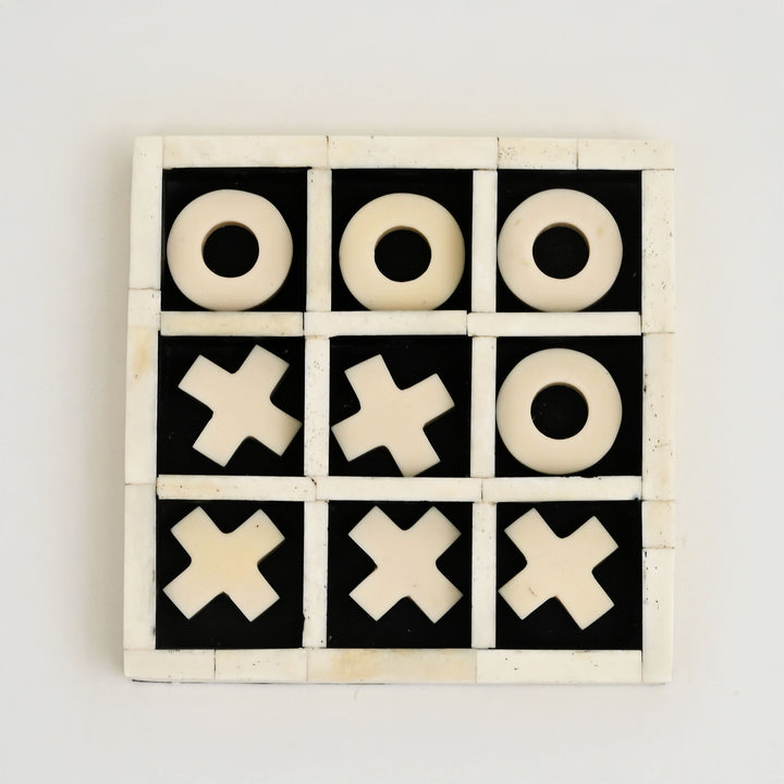 Tic-Tac-Toe Game Set – White