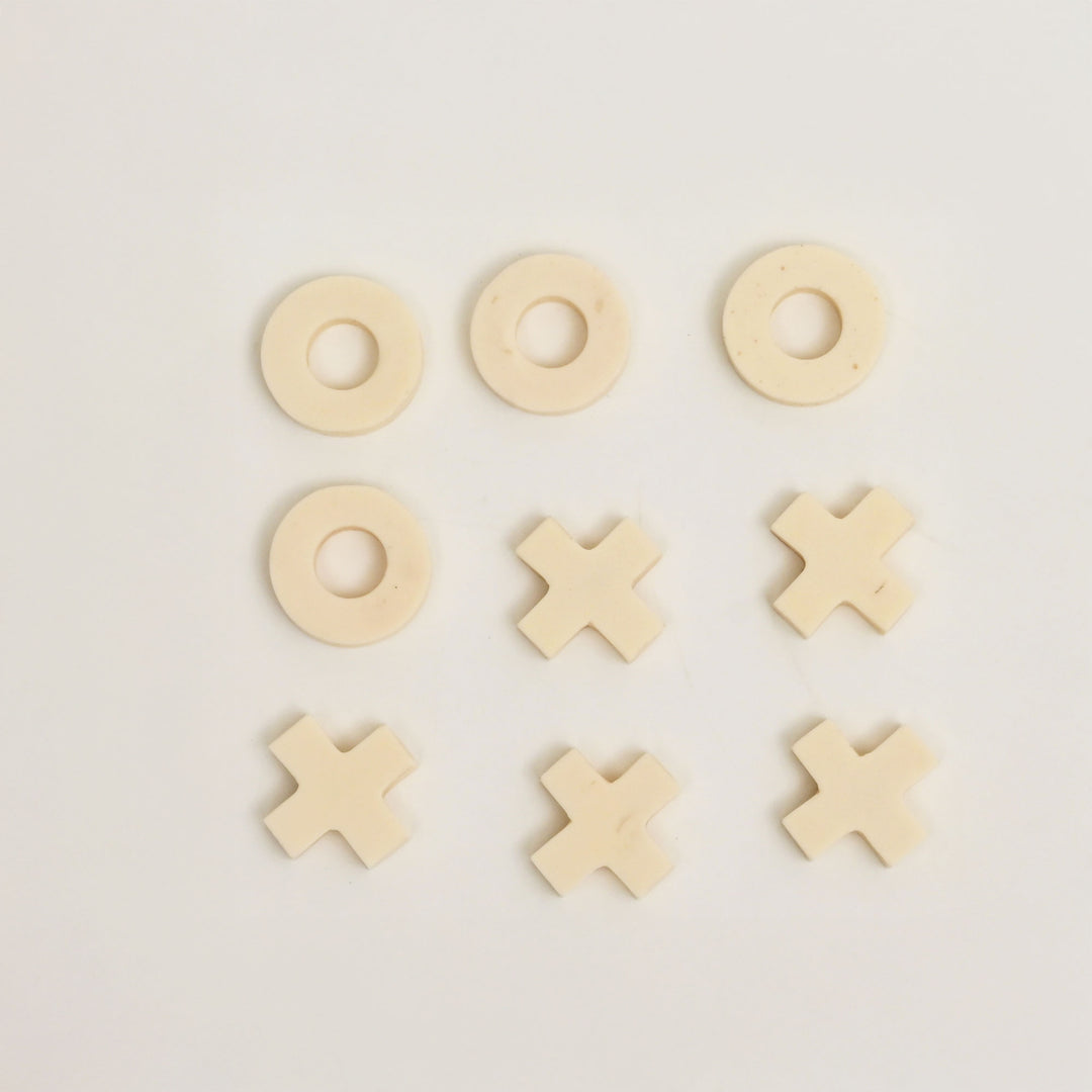 Tic-Tac-Toe Game Set – White