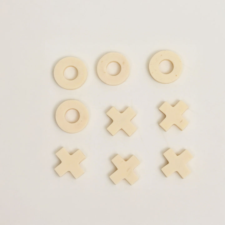 Tic-Tac-Toe Game Set – White