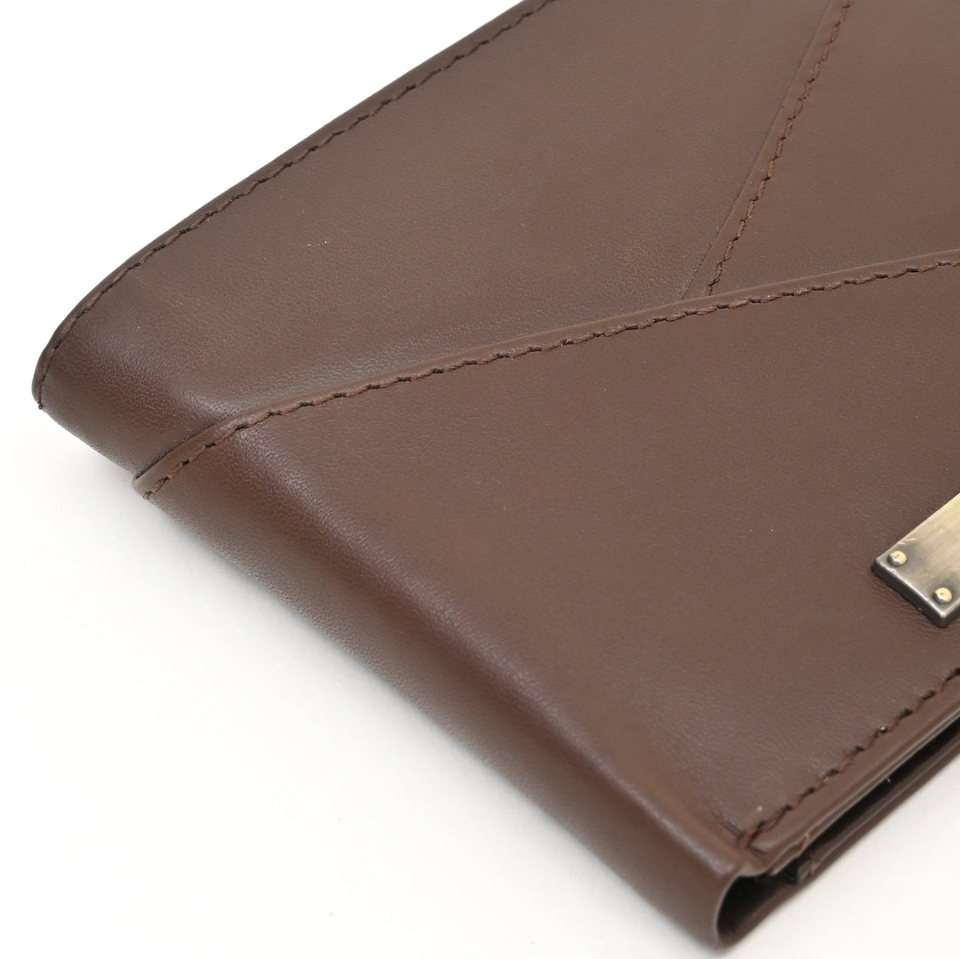 Men’s Leather Wallet 2S Napbrn – Premium Brown Napa Leather Wallet with Coin Pocket & 4 Card Slots | Elegant Slim Bifold Design