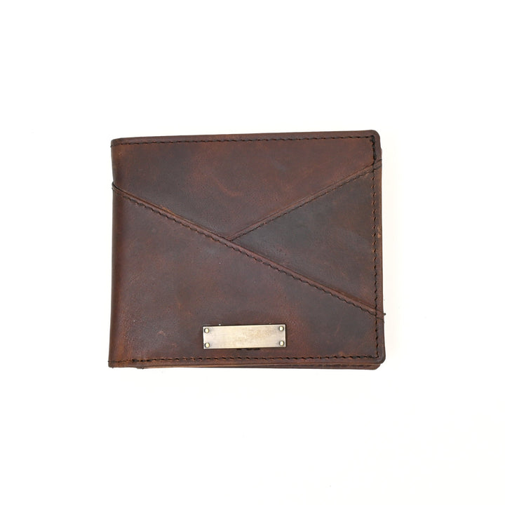 Leather Wallet 2B Crnbrn – Premium Brown Full-Grain Leather Wallet for Men with Coin Pocket & 4 Card Slots