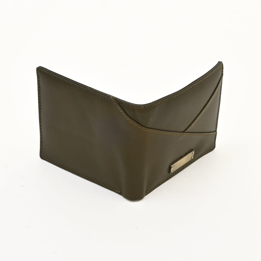 Leather Wallet 2B Napgrn – Green Napa Leather Men’s Wallet with Coin Pocket & Card Slots