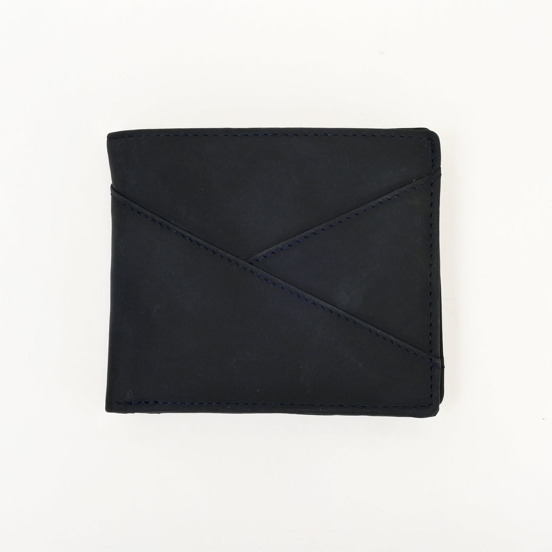 Leather Wallet 1B Waxblu – Premium Waxy Blue Full Grain Leather Wallet for Men | Stylish & Functional Design