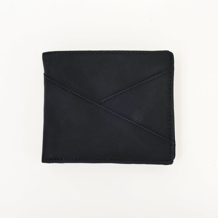 Leather Wallet 1B Waxblu – Premium Waxy Blue Full Grain Leather Wallet for Men | Stylish & Functional Design