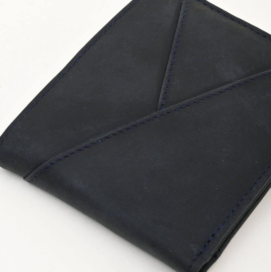 Leather Wallet 1B Waxblu – Premium Waxy Blue Full Grain Leather Wallet for Men | Stylish & Functional Design