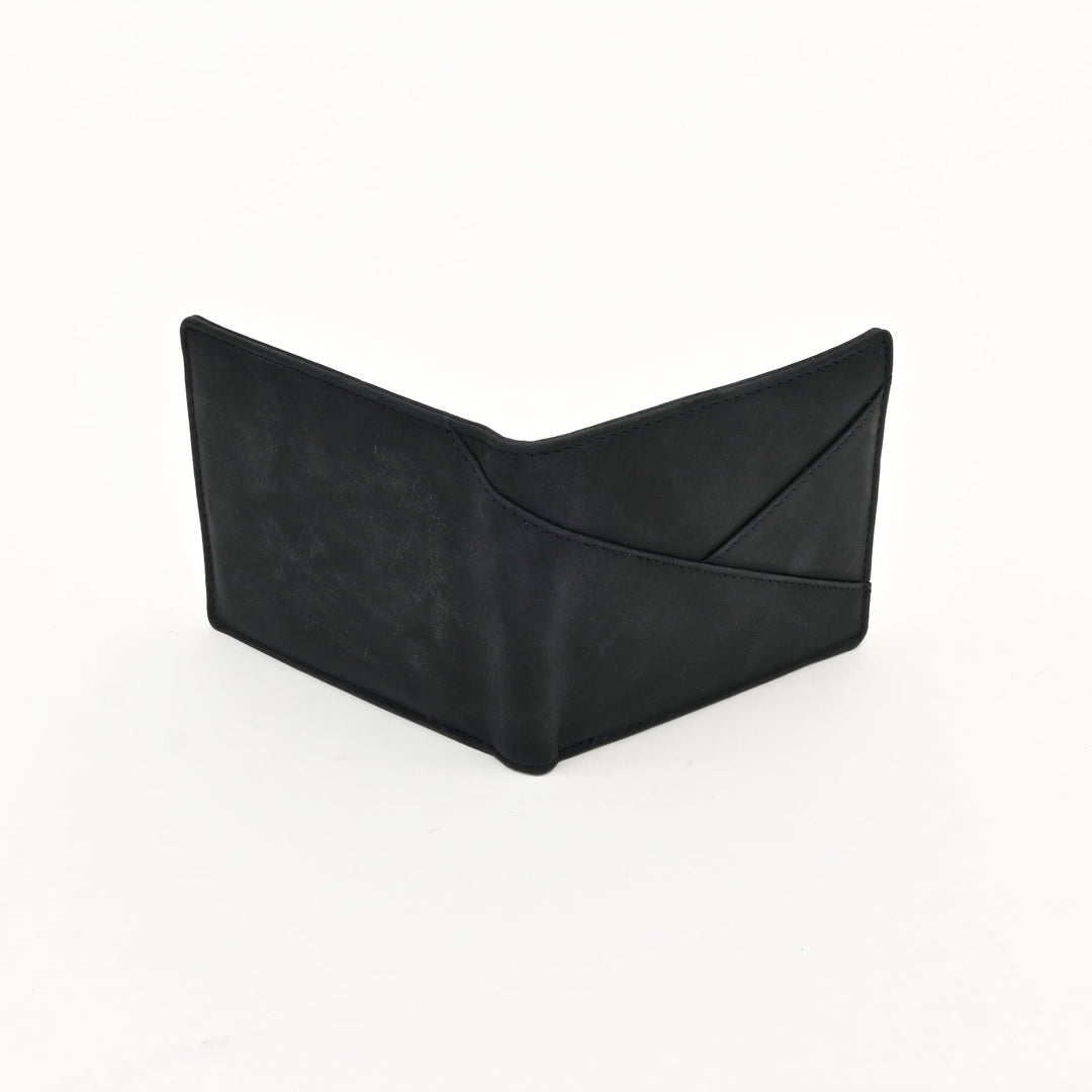 Leather Wallet 1B Waxblu – Premium Waxy Blue Full Grain Leather Wallet for Men | Stylish & Functional Design