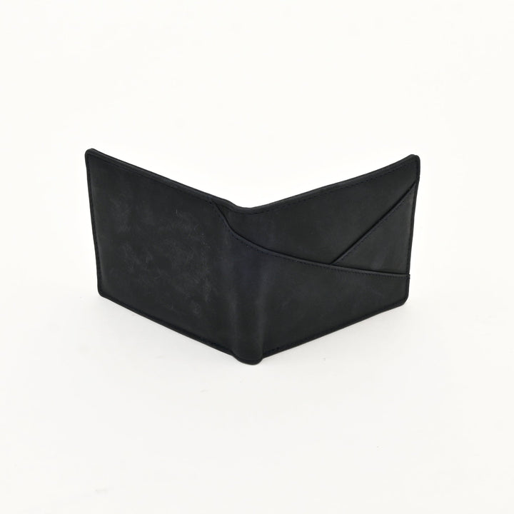 Leather Wallet 1B Waxblu – Premium Waxy Blue Full Grain Leather Wallet for Men | Stylish & Functional Design