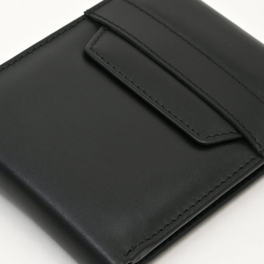 Men’s Leather Wallet 3S Napblk – Premium Black Napa Leather Slim Wallet with Coin Pocket & 6 Card Slots | Luxury Handcrafted Gents Wallet