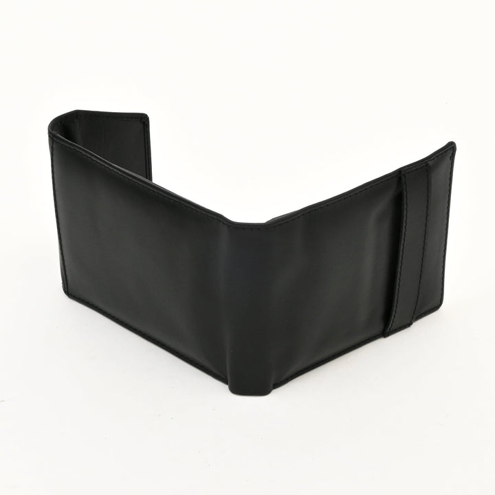 Men’s Leather Wallet 3S Napblk – Premium Black Napa Leather Slim Wallet with Coin Pocket & 6 Card Slots | Luxury Handcrafted Gents Wallet