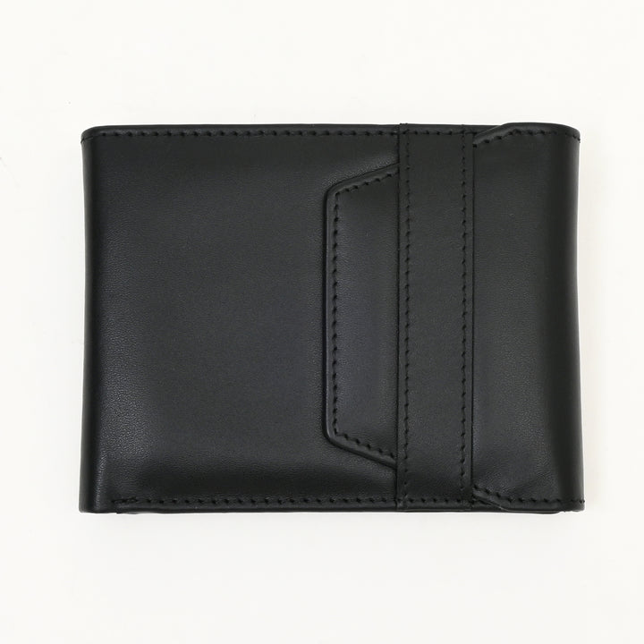 Men’s Leather Wallet 3B Napblk – Premium Black Napa Leather Wallet with Coin Pocket & 6 Card Slots | Elegant Slim Bifold Design