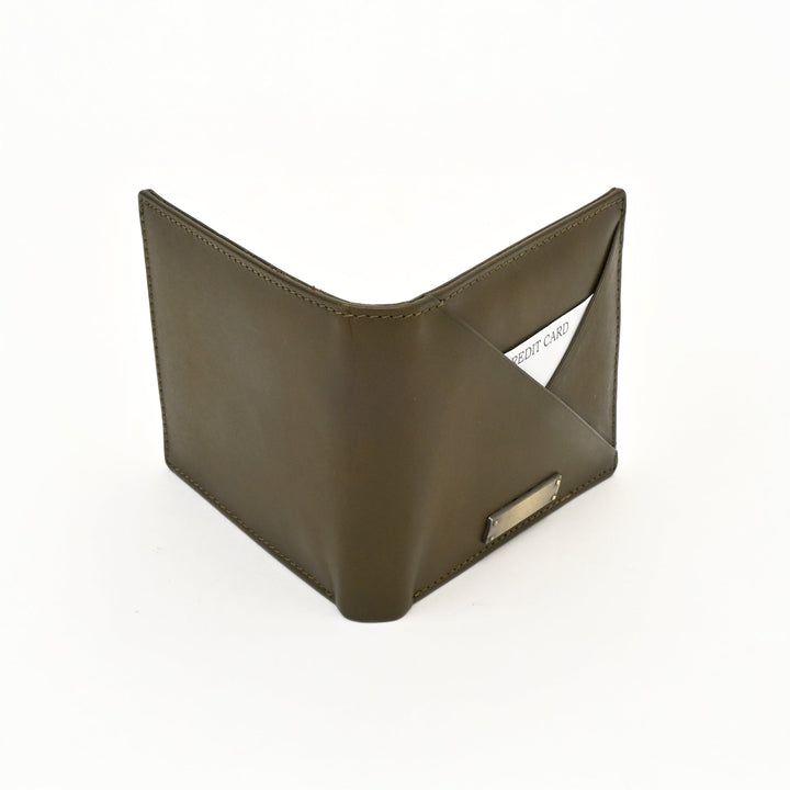 Leather Wallet 1S Napgrn – Premium Green Napa Leather Wallet for Men | Slim, Stylish & Functional