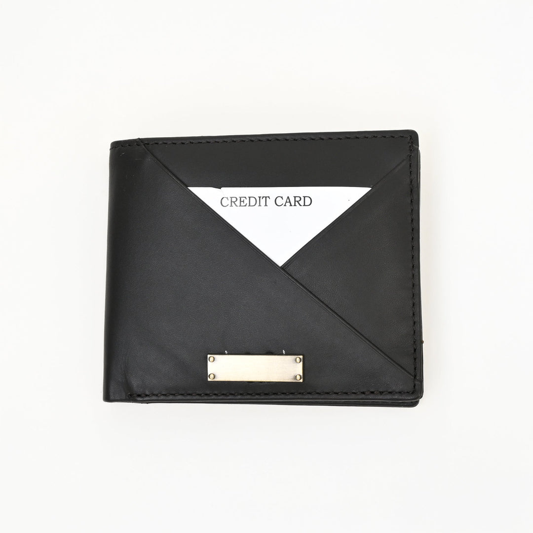 Leather Wallet 1S Crngrn – Green Full-Grain Waxy Leather Men’s Wallet with Coin Pocket & 6 Card Slots