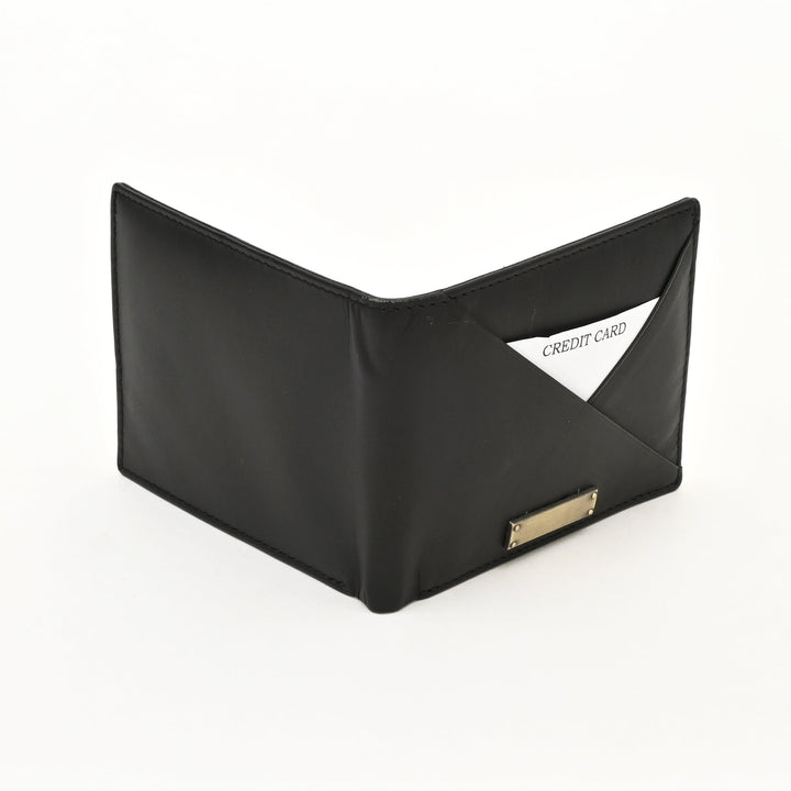 Leather Wallet 1S Crngrn – Green Full-Grain Waxy Leather Men’s Wallet with Coin Pocket & 6 Card Slots