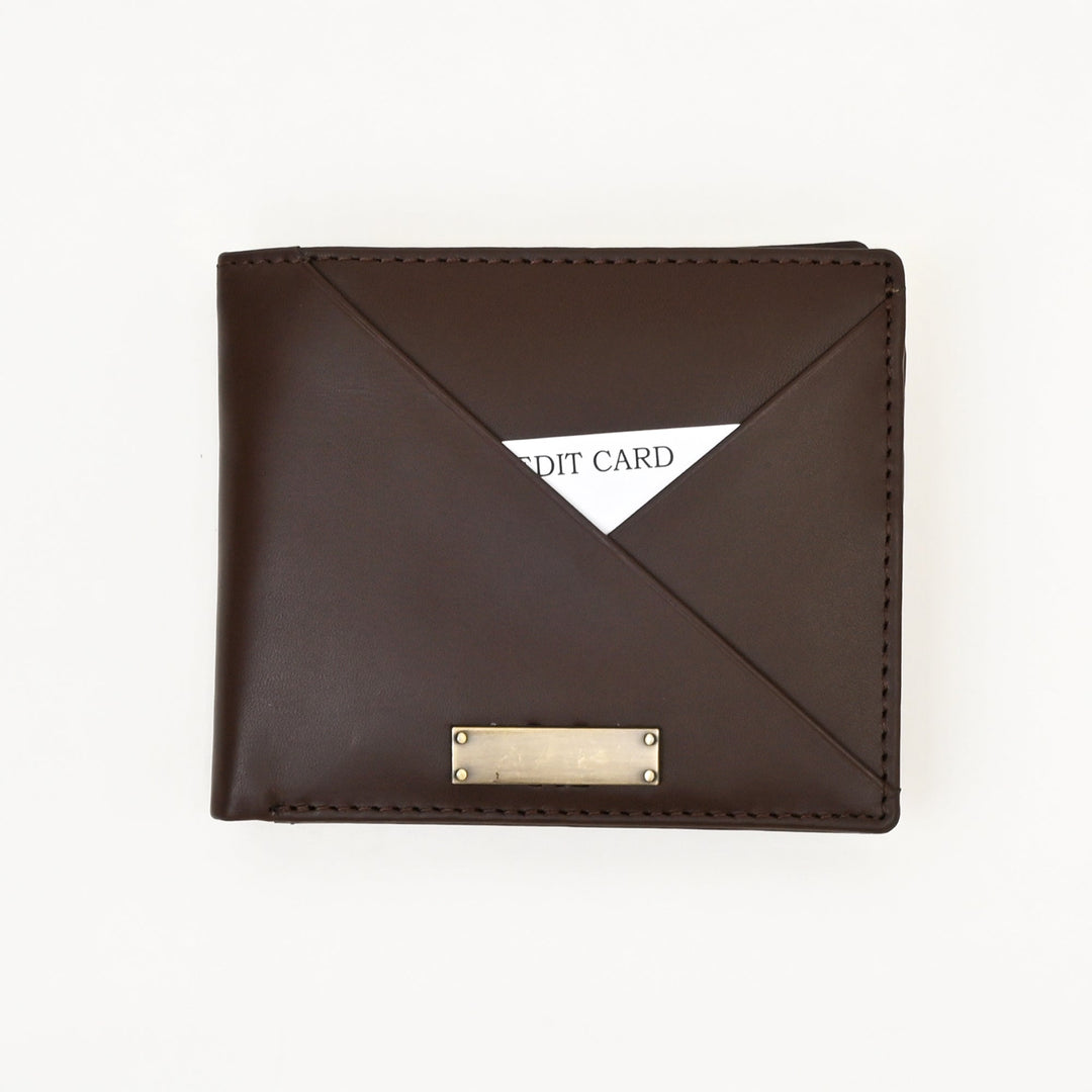 Leather Wallet 1B Napbrn – Premium Brown Napa Leather Wallet for Men | Elegant, Slim & Functional Design