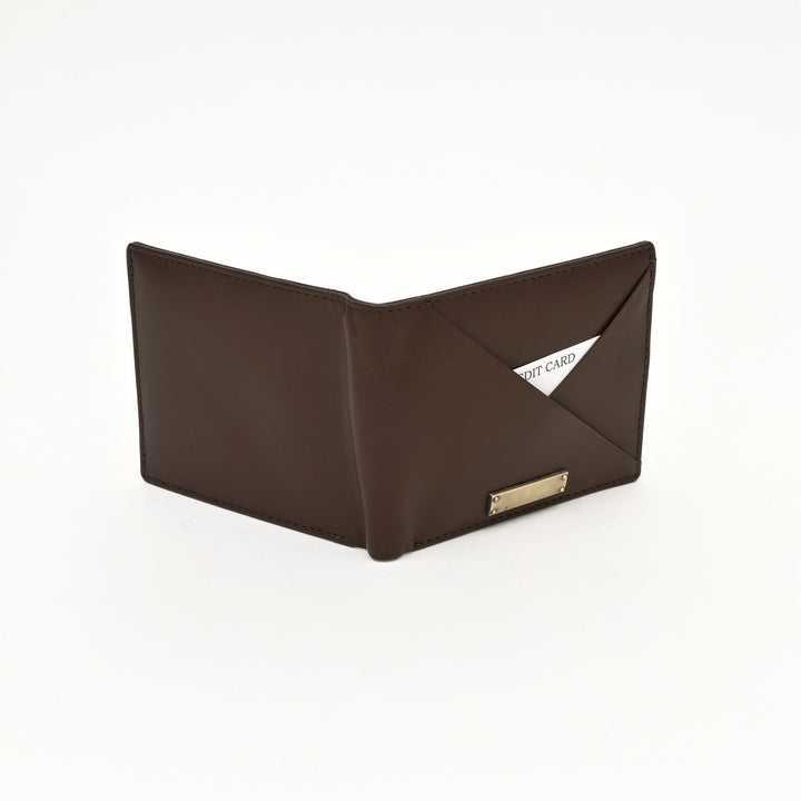 Leather Wallet 1B Napbrn – Premium Brown Napa Leather Wallet for Men | Elegant, Slim & Functional Design