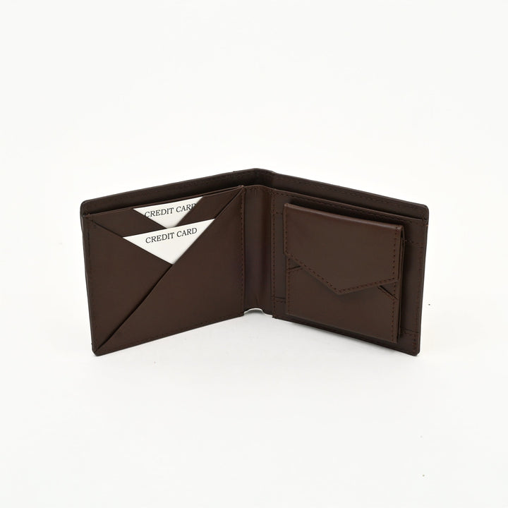 Leather Wallet 1B Napbrn – Premium Brown Napa Leather Wallet for Men | Elegant, Slim & Functional Design