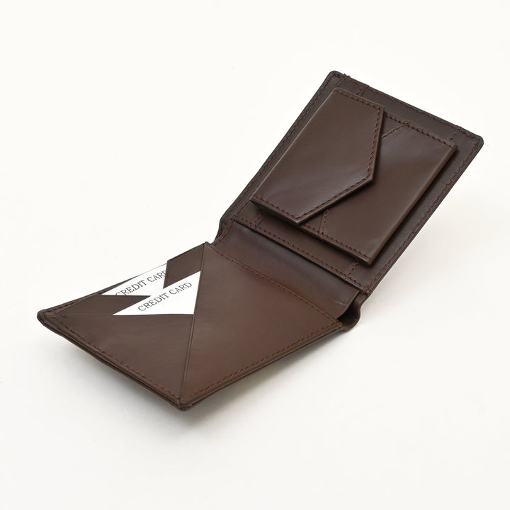 Leather Wallet 1B Napbrn – Premium Brown Napa Leather Wallet for Men | Elegant, Slim & Functional Design