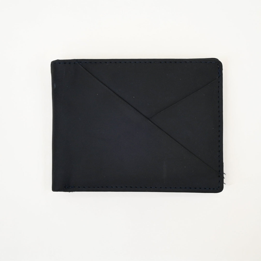 Leather Wallet 1S Blue – Premium Full-Grain Waxy Leather Wallet for Men | Slim, Stylish & Functional