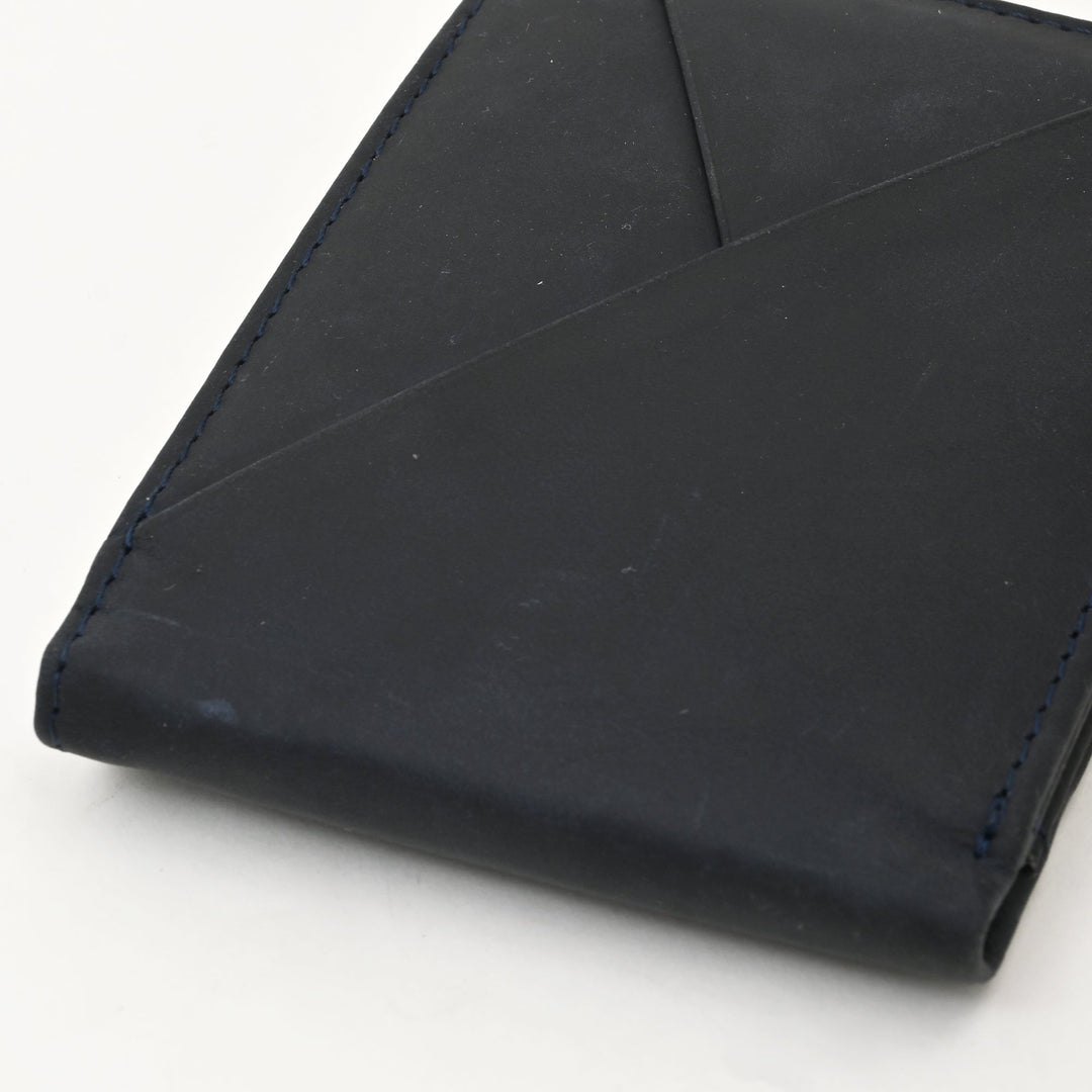 Leather Wallet 1S Blue – Premium Full-Grain Waxy Leather Wallet for Men | Slim, Stylish & Functional