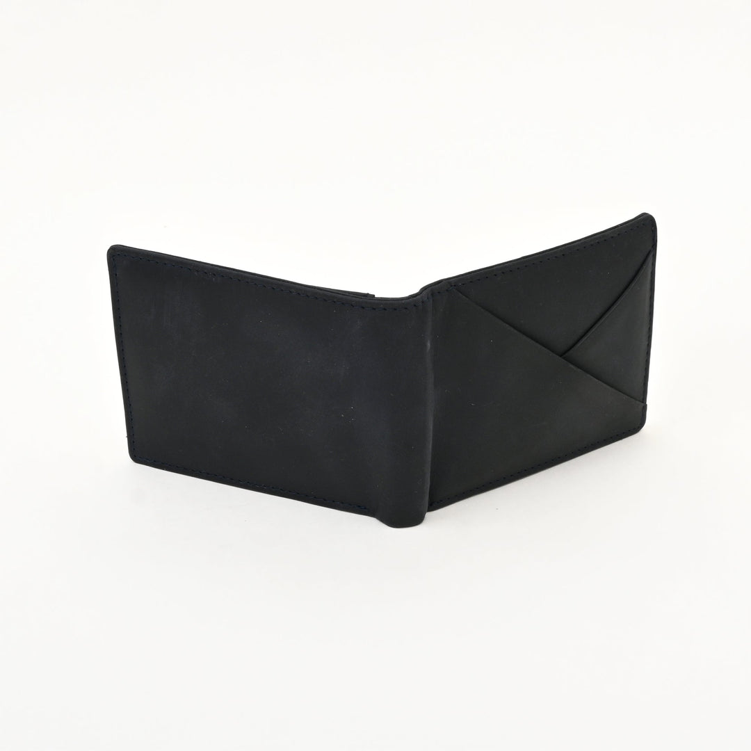 Leather Wallet 1S Blue – Premium Full-Grain Waxy Leather Wallet for Men | Slim, Stylish & Functional