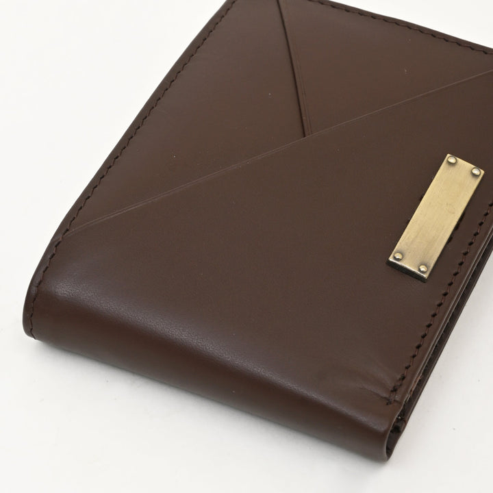 Leather Wallet 1S Napbrn – Premium Brown Napa Leather Men’s Wallet with Coin Pocket & 6 Card Slots